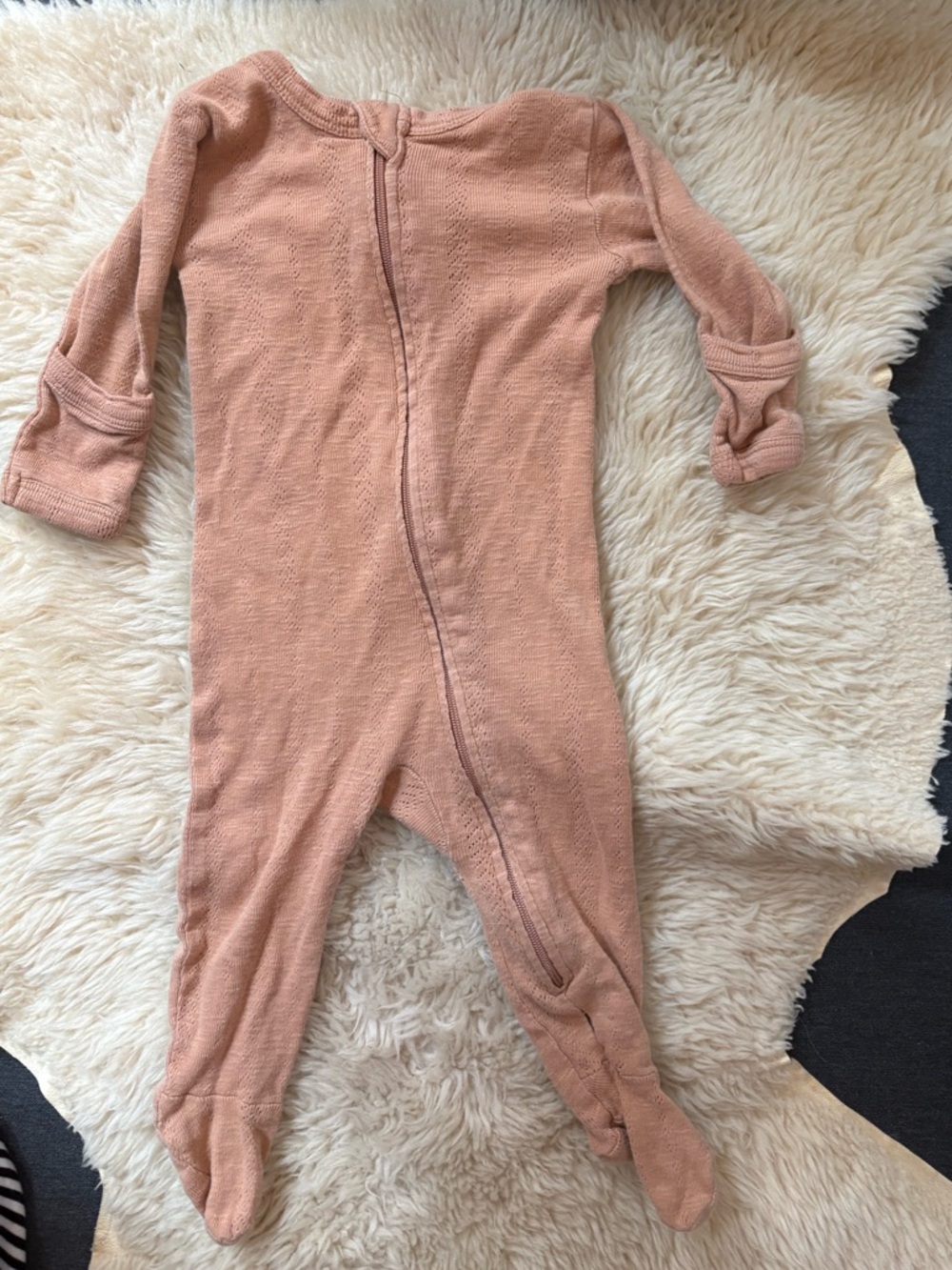 Kate Quinn organic cotton pointelle sleeper